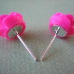 Adorable Mini Rose Earrings - Honeysuckle -..